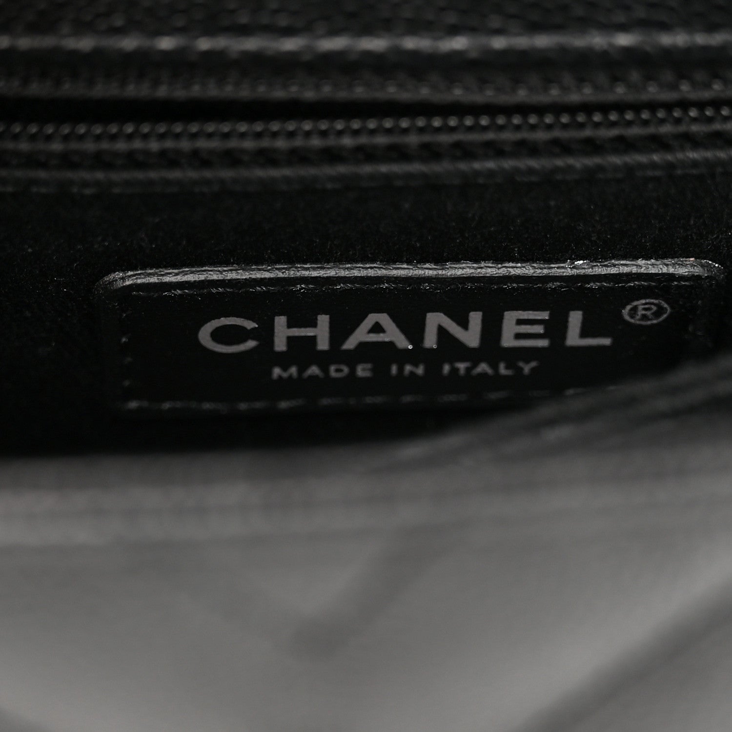 Chanel Caviar Chevron Quilted Mini Coco Handle Flap So Black 6 of 11