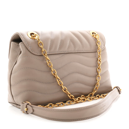 Louis Vuitton Calfskin LV New Wave Chain Bag Taupe 3 of 9