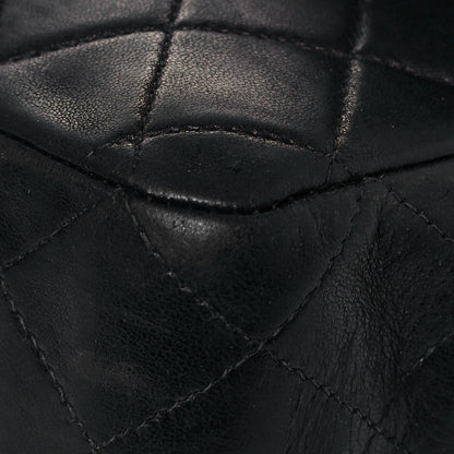 Chanel Lambskin Quilted Medium Double Flap Black 10 of 21