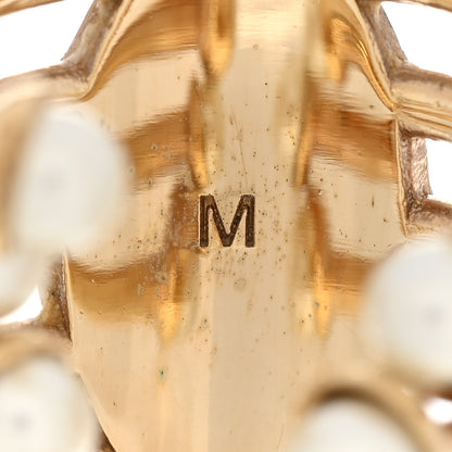 Christian Dior Pearl Diorific Ring M Gold 4 of 4