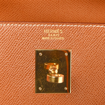 Hermes Courchevel Kelly Sellier 32 Gold 6 of 16