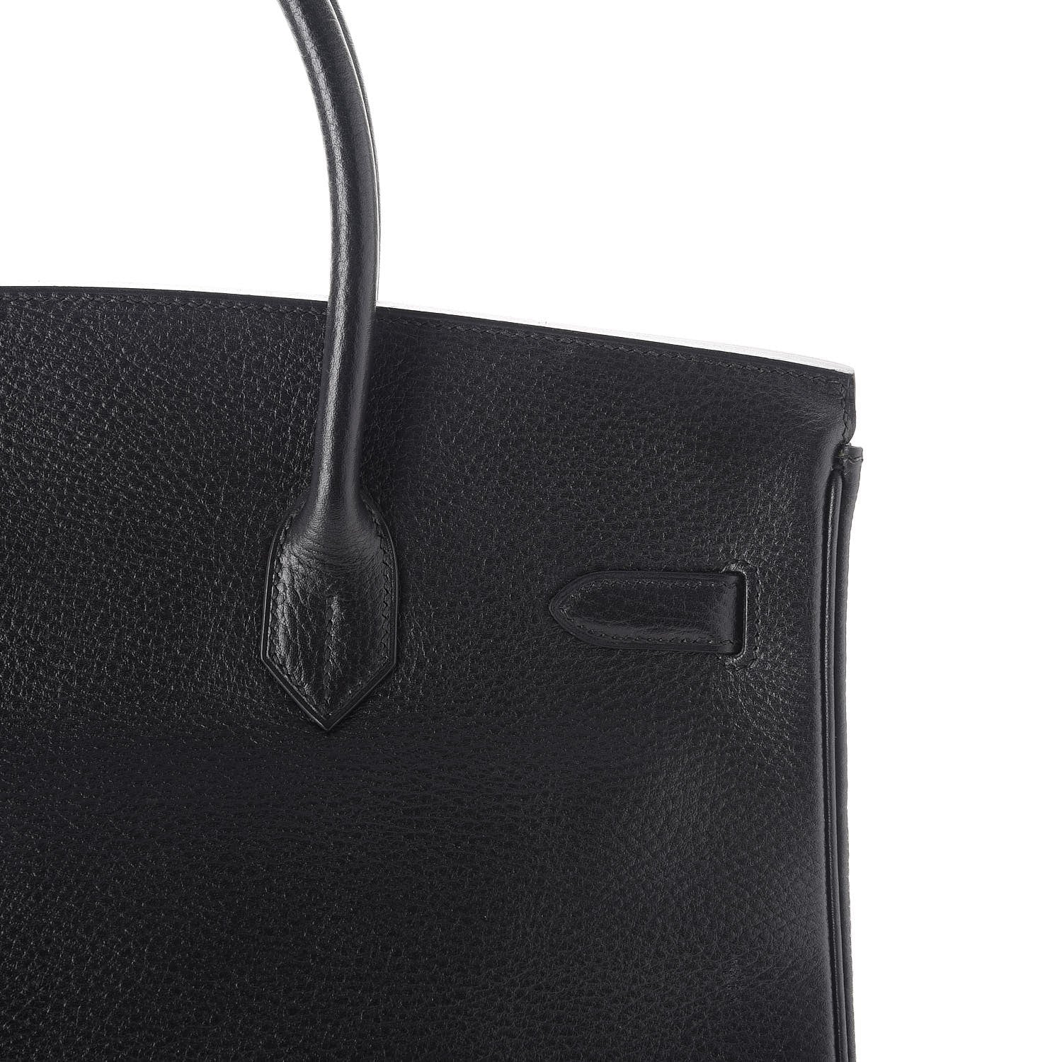 Hermes Ardennes Birkin 35 Black 12 of 41