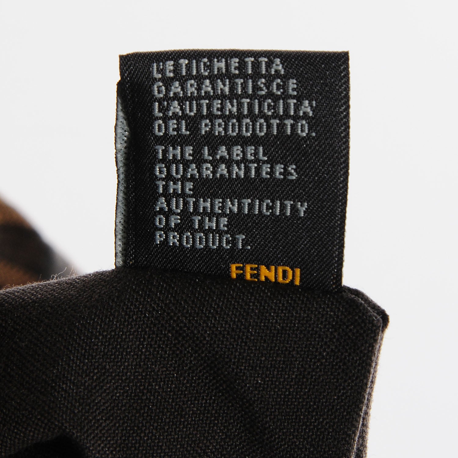 Fendi Zucca Patent Mia Shoulder Flap Tobacco 8 of 9