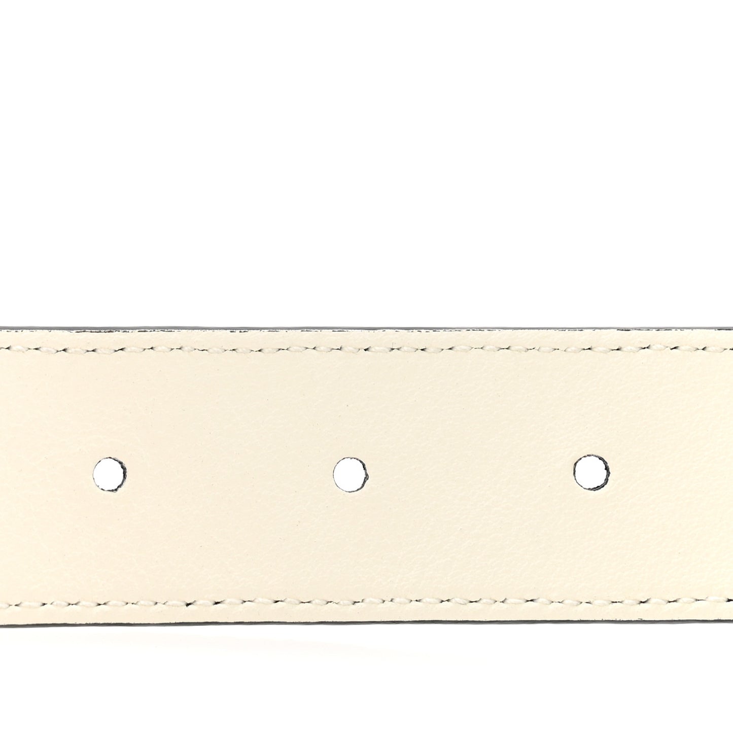 Guccissima Double G Reversible Belt 75 30 Black White