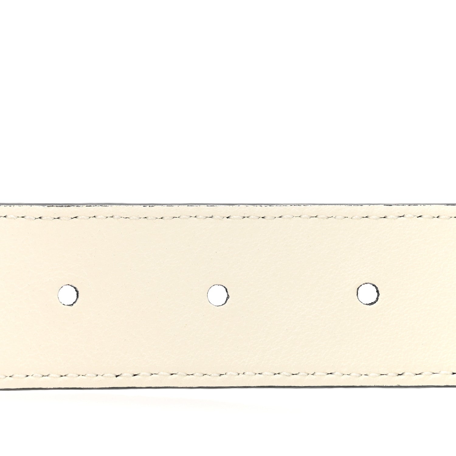 Gucci Guccissima Double G Reversible Belt 75 30 Black White 6 of 8