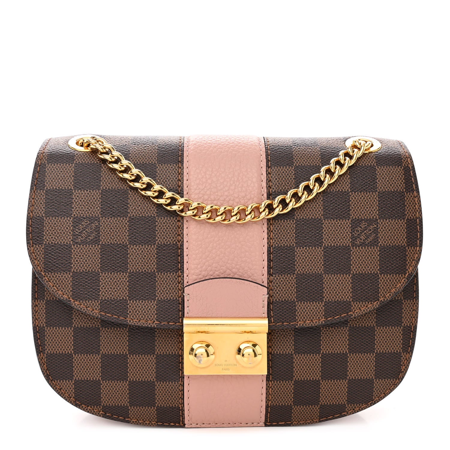 Louis Vuitton Damier Ebene Cuir Taurillon Wight Magnolia 1 of 10