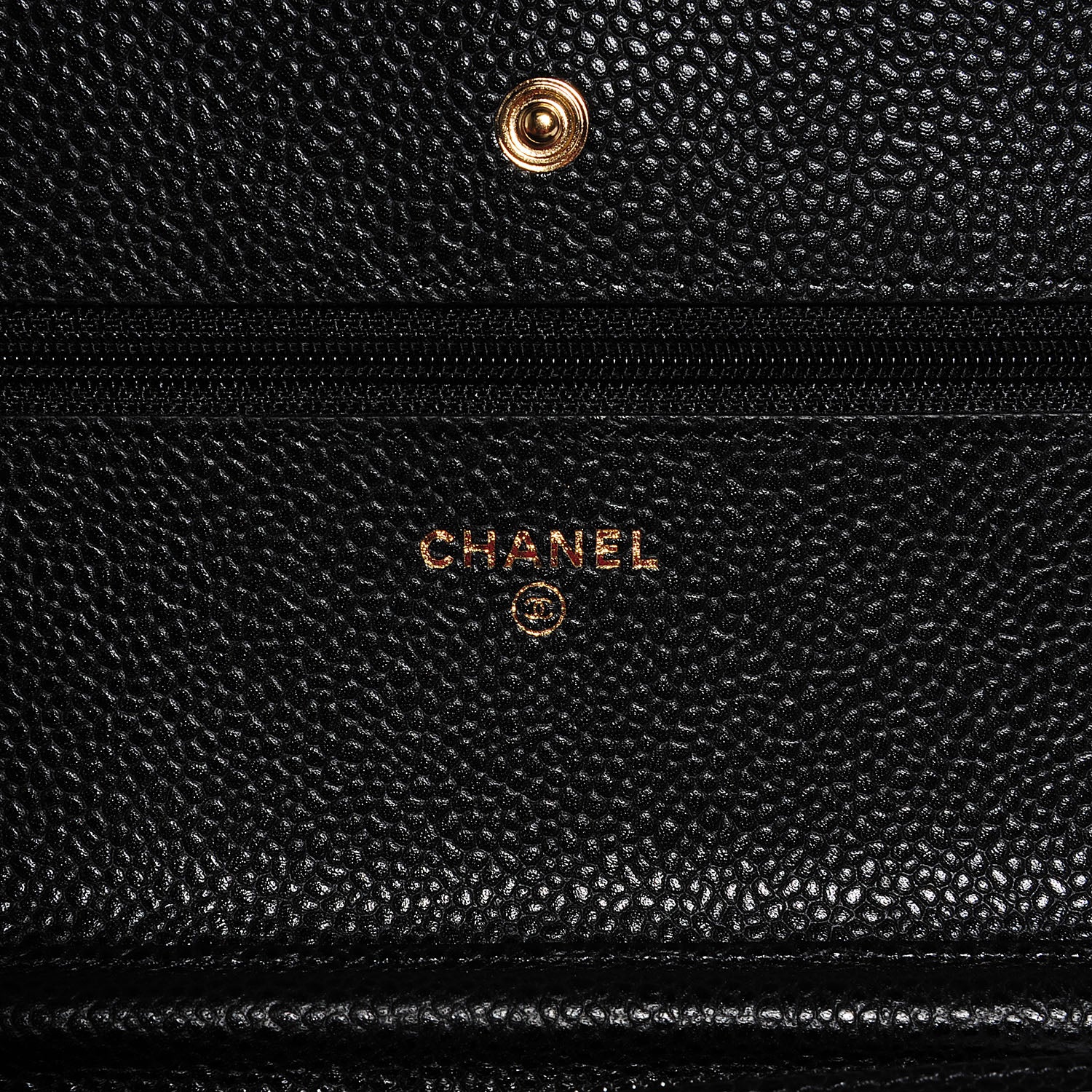 Chanel Caviar Quilted Wallet On Chain WOC Black 6 of 7