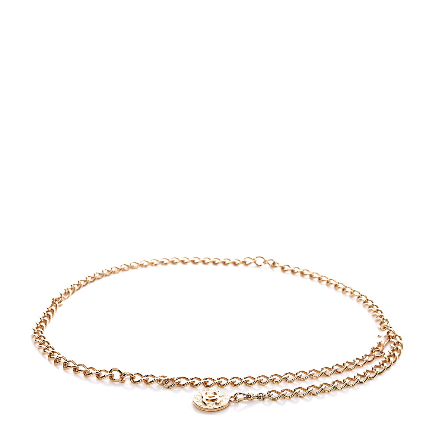 Chain Medallion Belt Gold