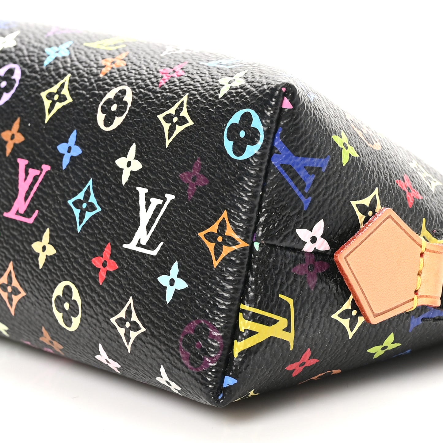 Monogram Multicolor Cosmetic Pouch Black Grenade