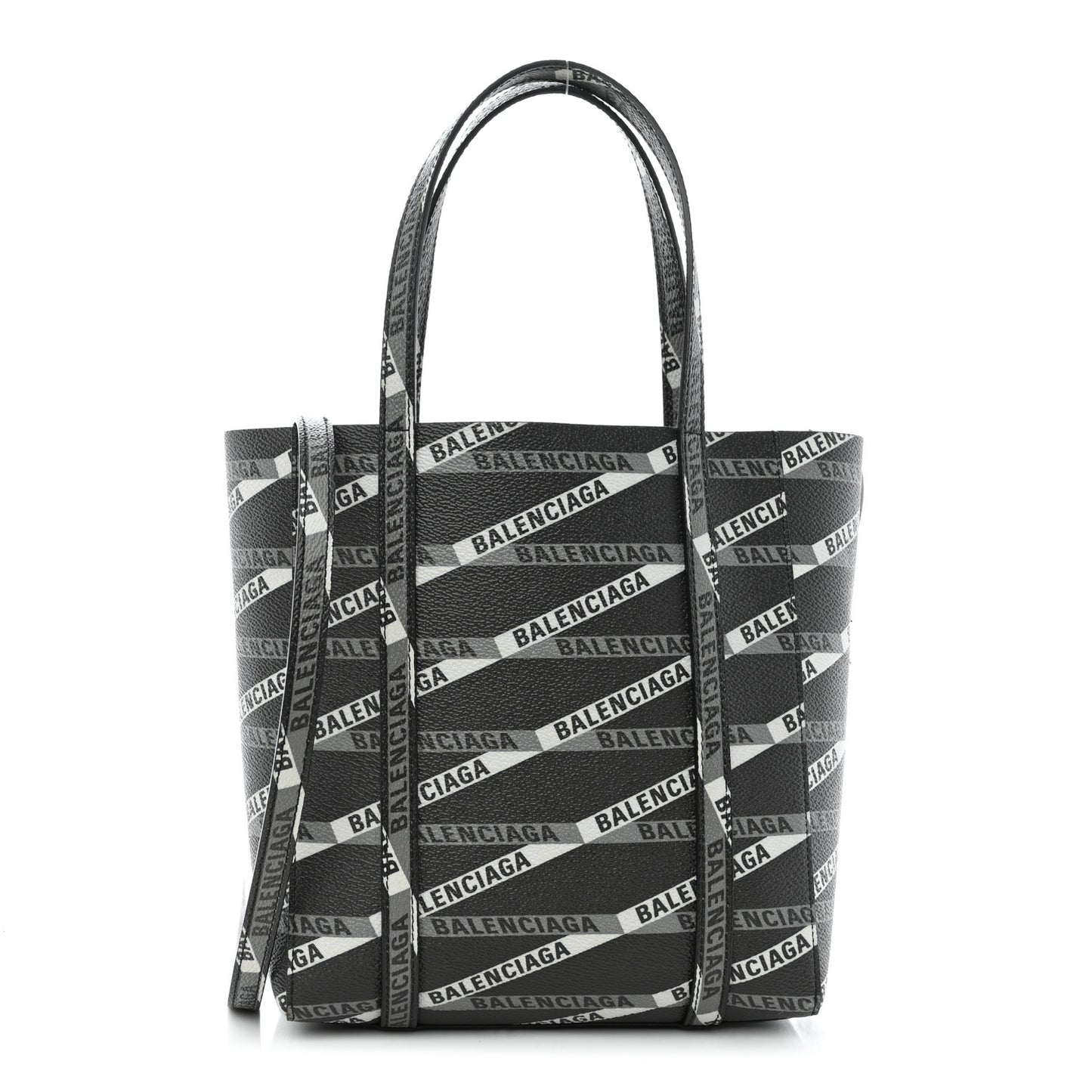 Coated Canvas Losange Monogram XXS Tote Black Grey