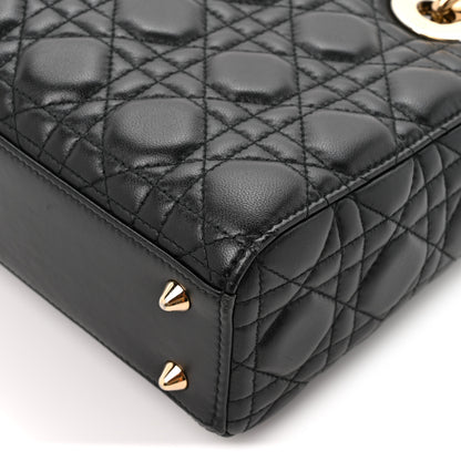 Christian Dior Lambskin Cannage Small Lucky Badges My Lady Dior Black 12 of 13