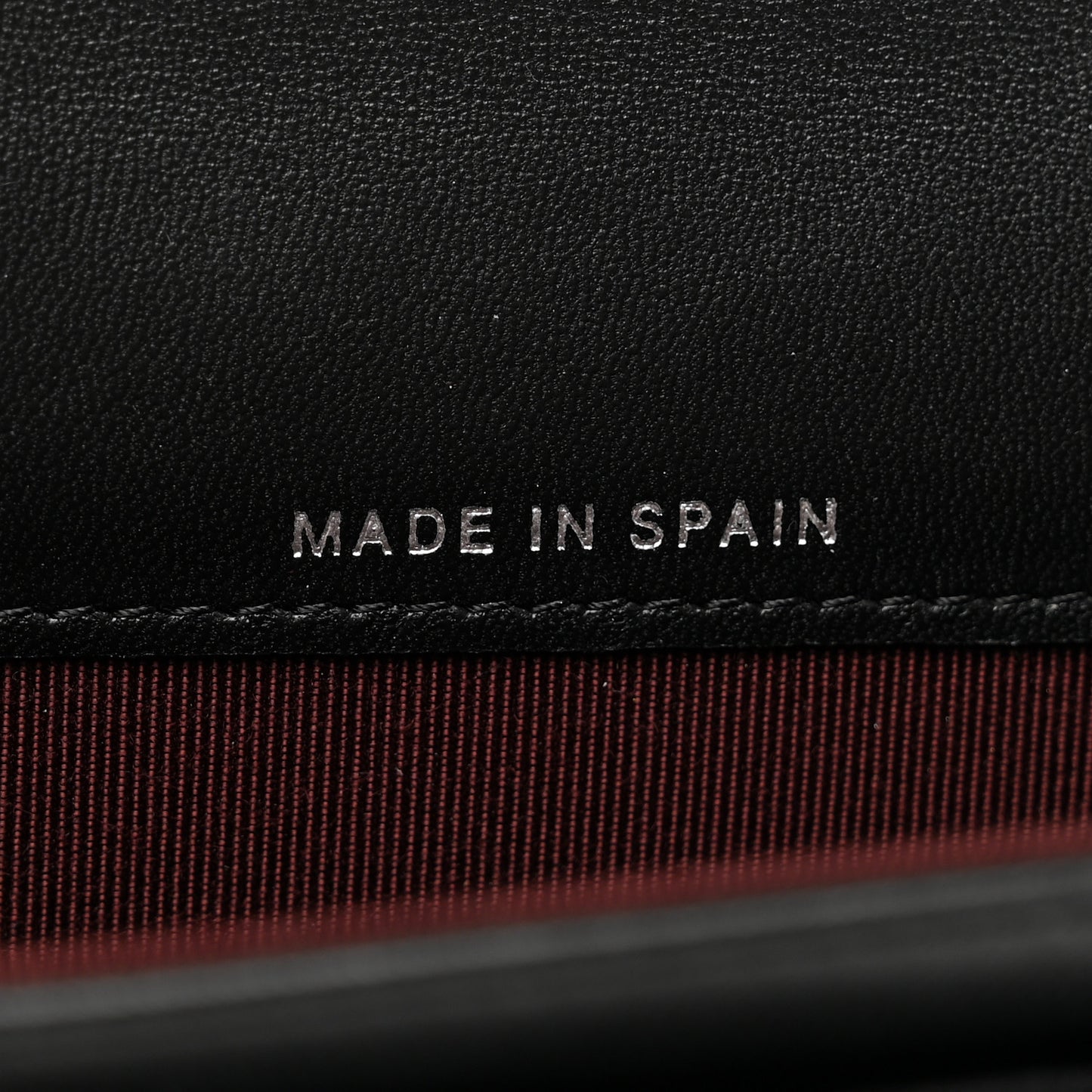 Lambskin Quilted Flap Card Holder Black