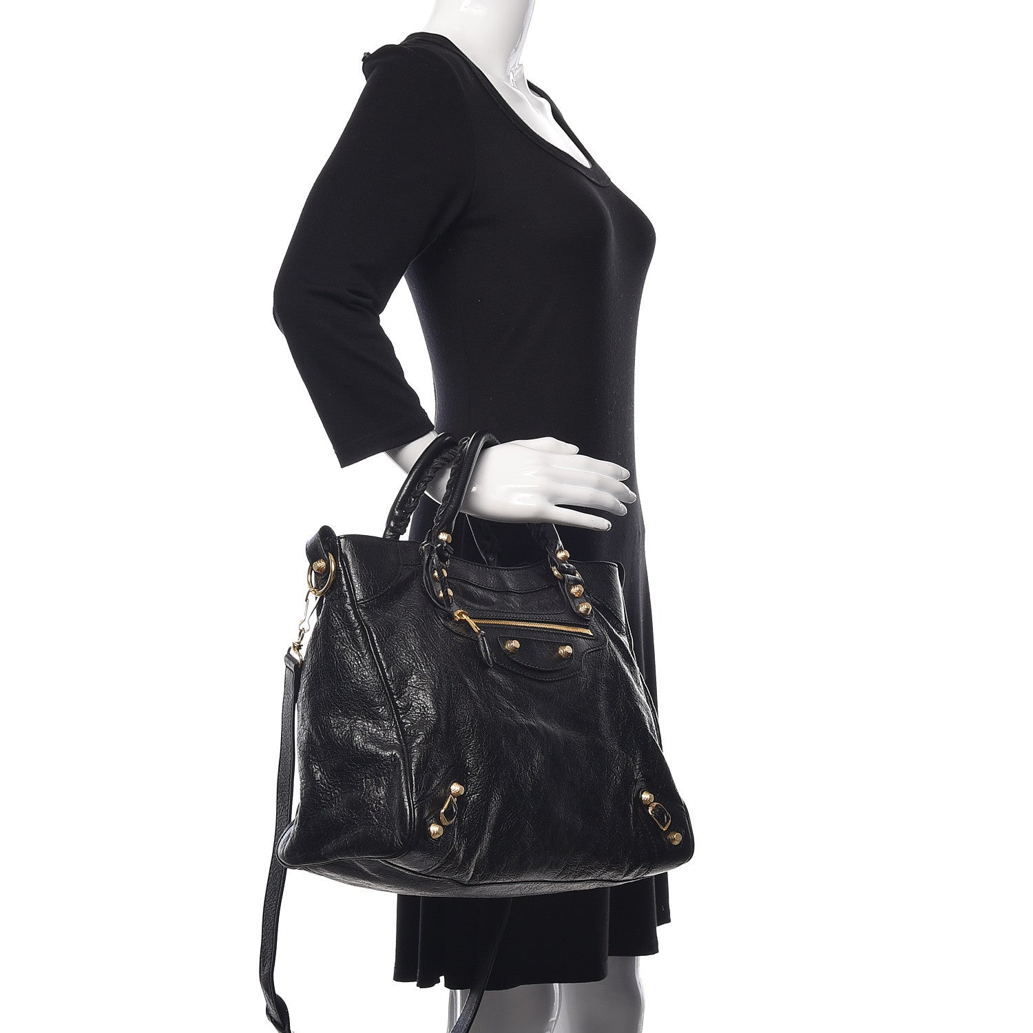 Balenciaga Agneau Giant 12 Gold Hardware Velo Black 2 of 11