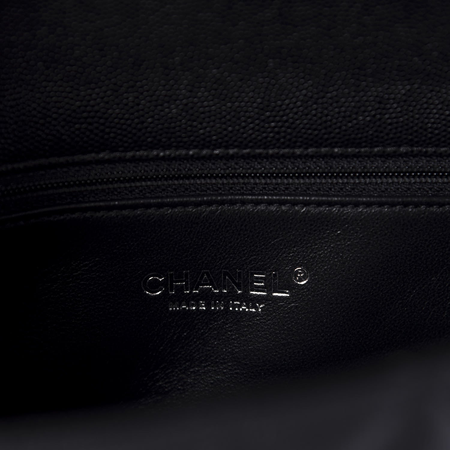Chanel Caviar Lizard Quilted Small Coco Handle Flap Black 8 of 11