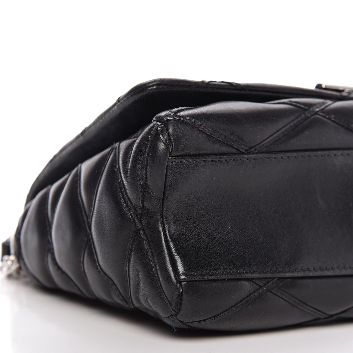Louis Vuitton Lambskin Malletage GO-14 MM Black 7 of 9