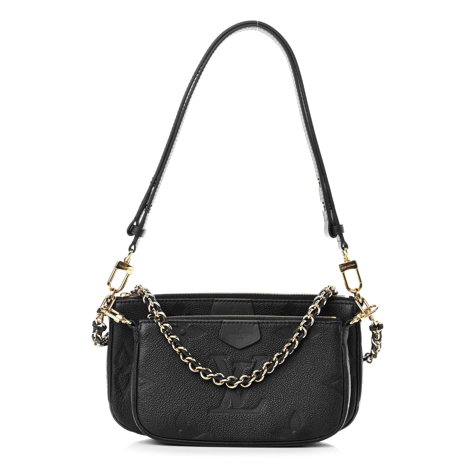 Louis Vuitton Empreinte Monogram Giant Multi Pochette Accessories Black 1 of 10