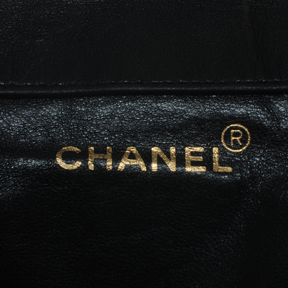 Chanel Lambskin Quilted Chain Backpack Dark Brown 6 of 8