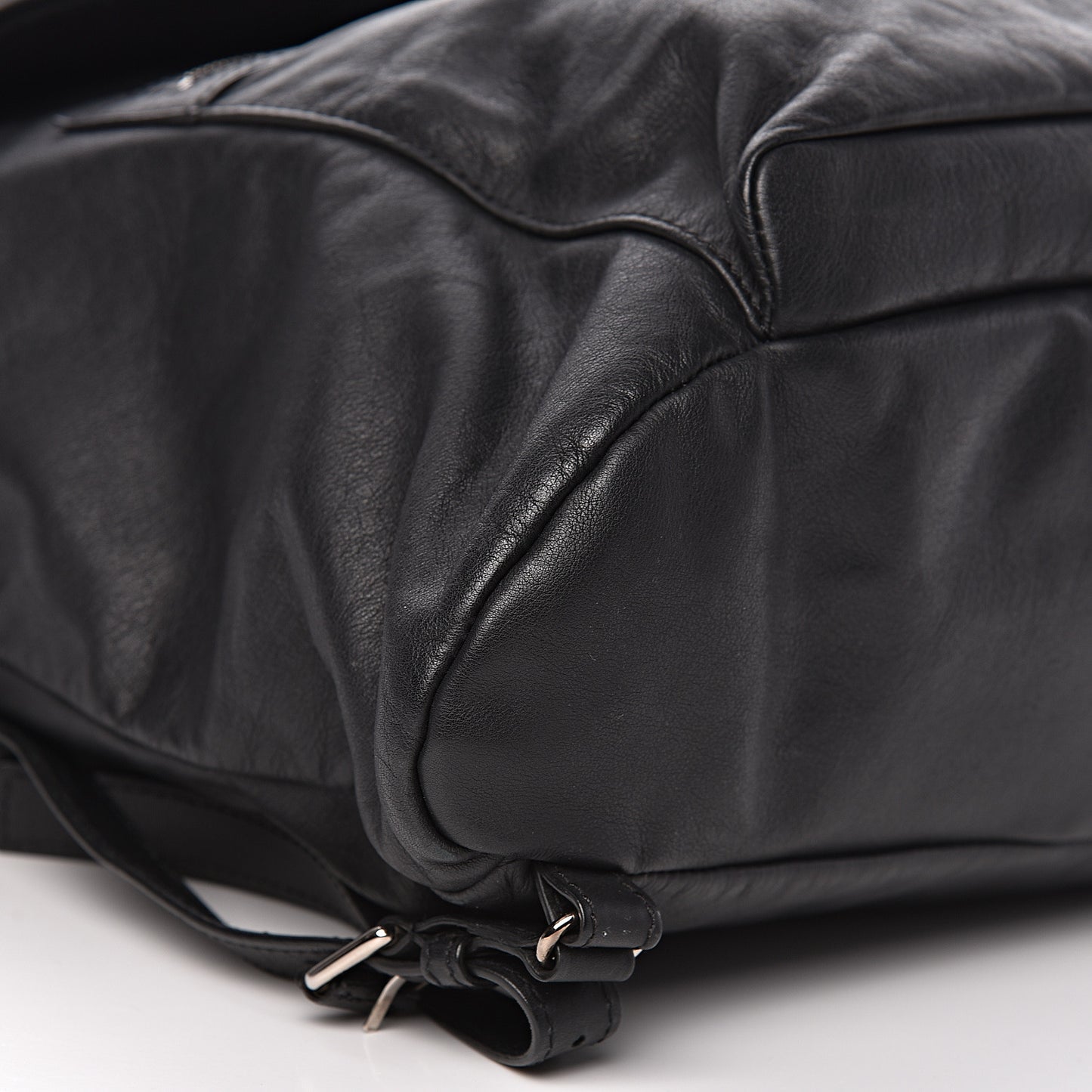Agneau Classic Hardware S Traveler Backpack Black