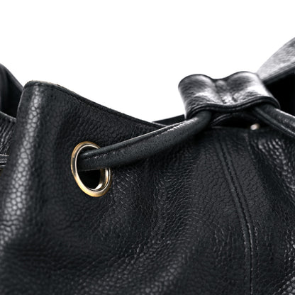 Chanel Caviar Drawstring Shoulder Bag Black 27 of 32
