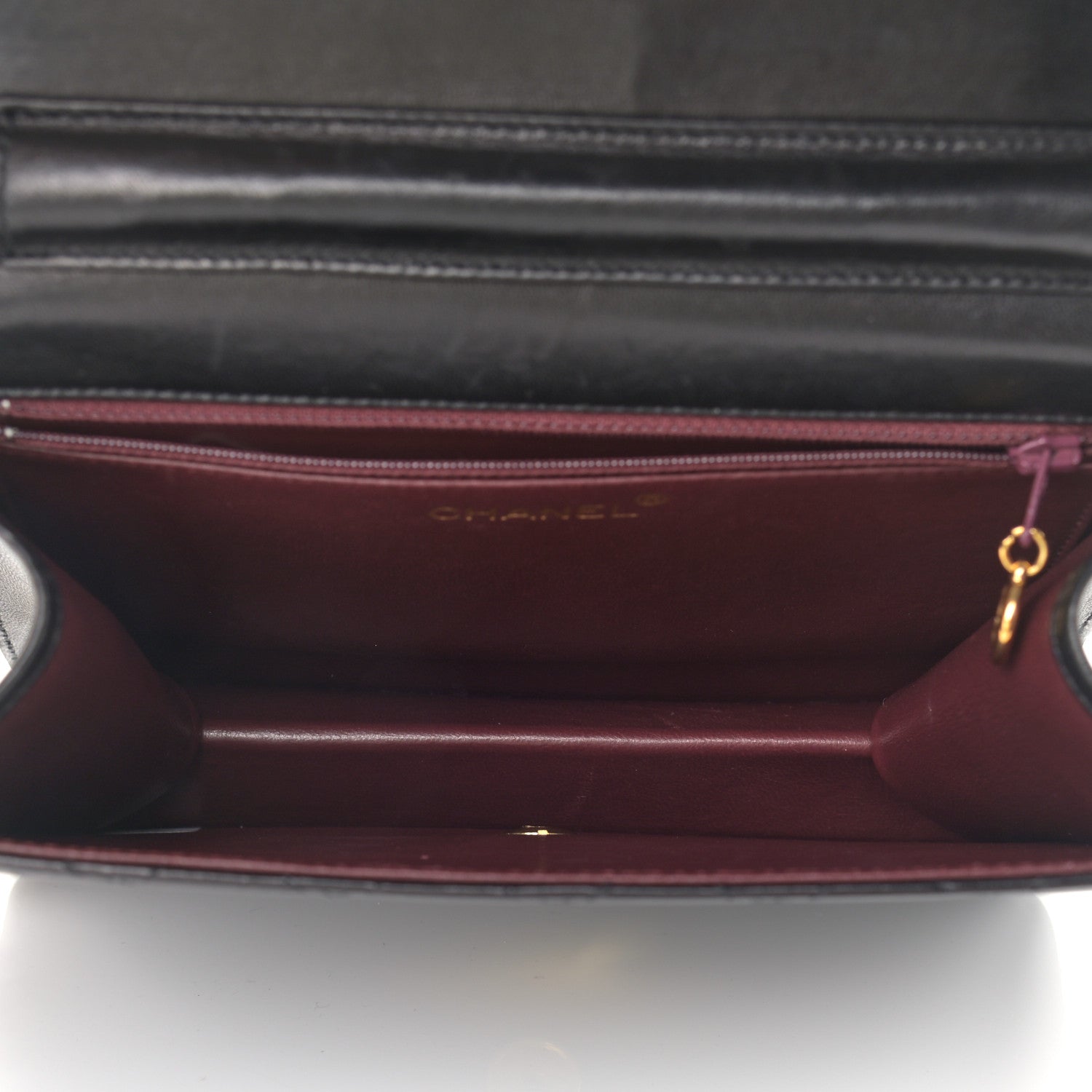 Chanel Lambskin Quilted Small Single Flap Black 6 of 12