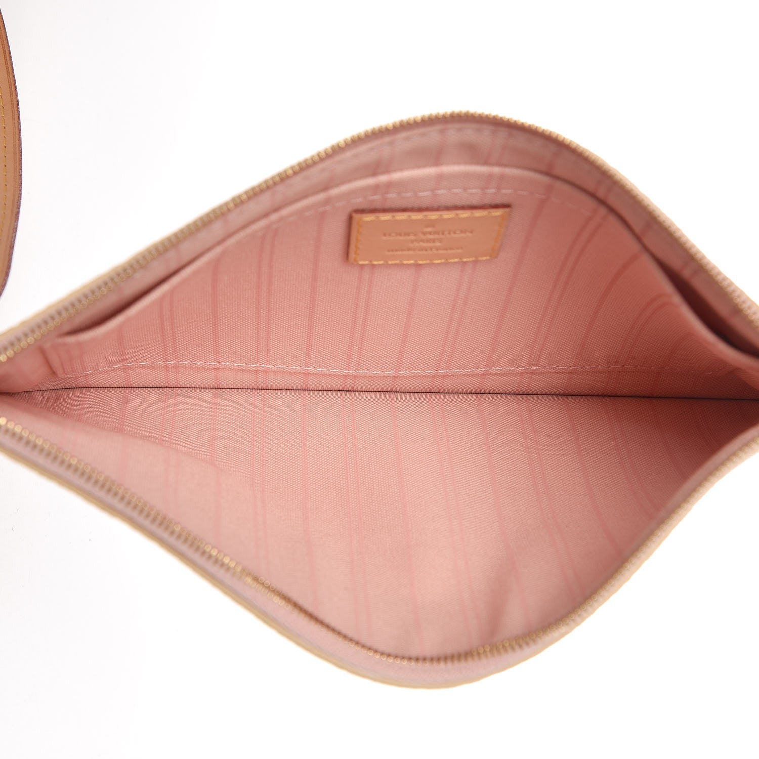 Louis Vuitton Damier Azur Neverfull MM GM Pochette Rose Ballerine 6 of 7
