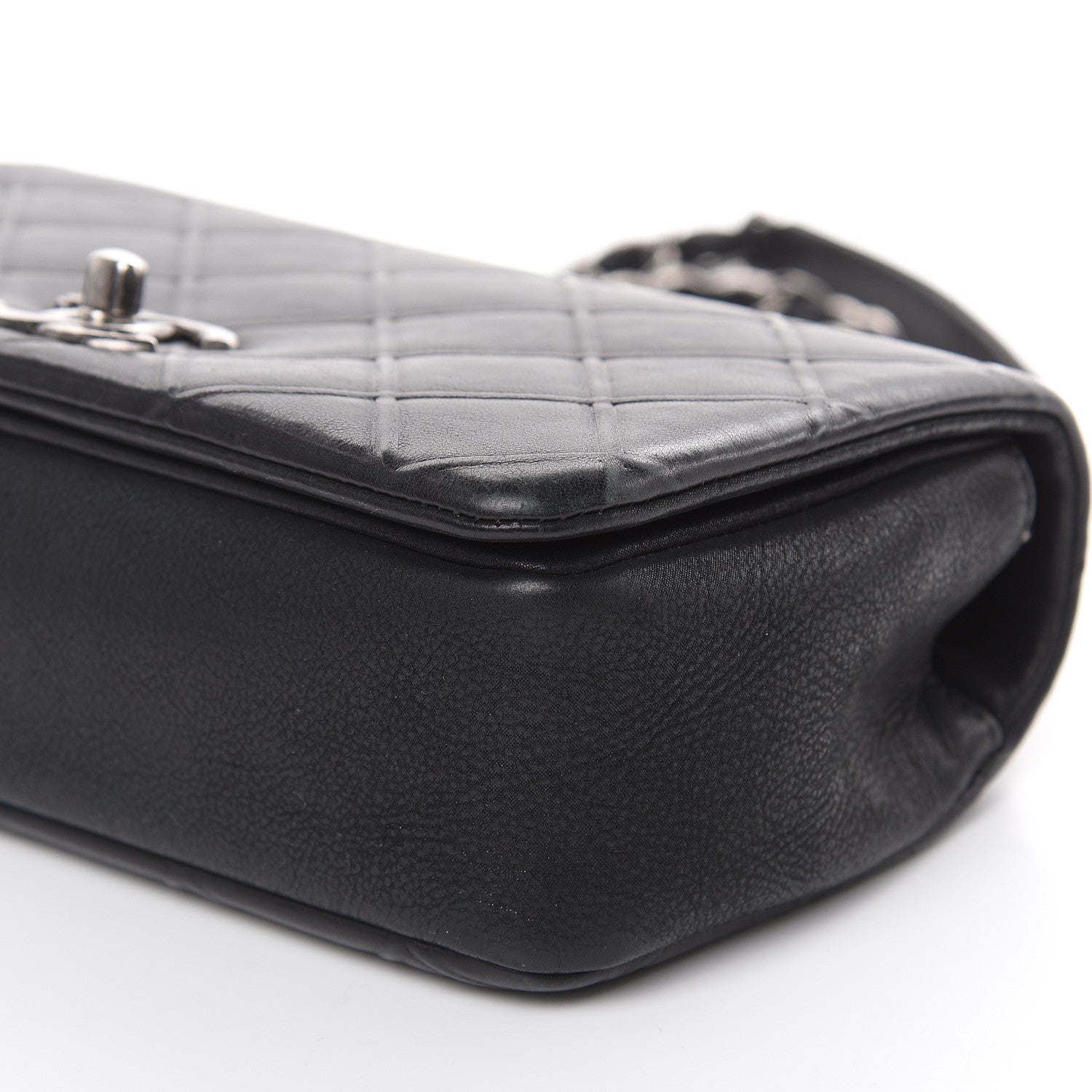 Chanel Calfskin Diamond Embossed New Chic Flap Black 8 of 18