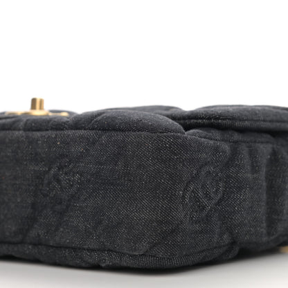 Chanel Denim Quilted Medium Funky Town Flap Black 10 of 10