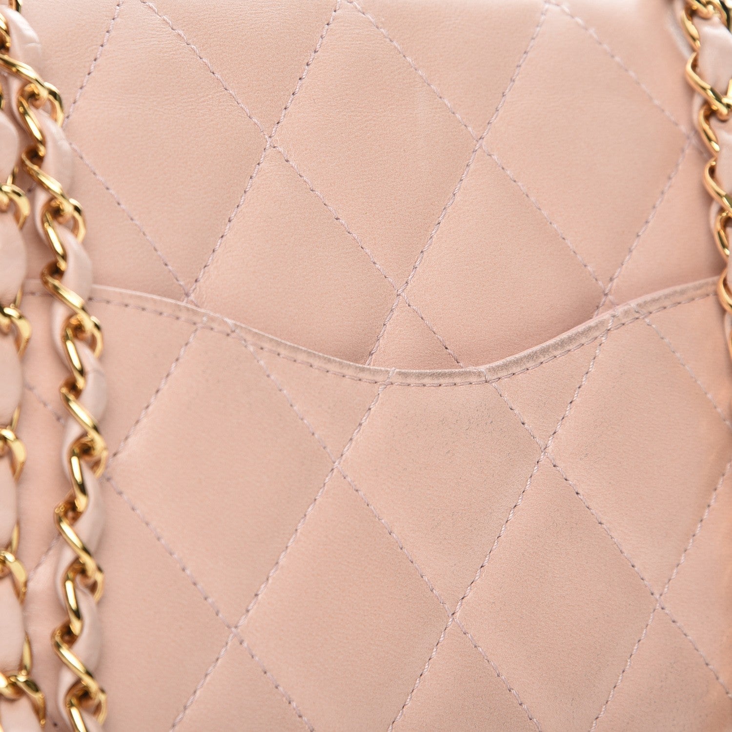 Chanel Lambskin Quilted Medium Single Flap Pink 8 of 8