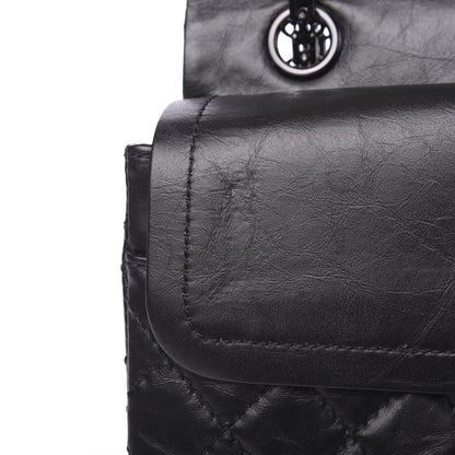 Chanel Aged Calfskin Quilted 2.55 Reissue 225 Flap So Black 9 of 10