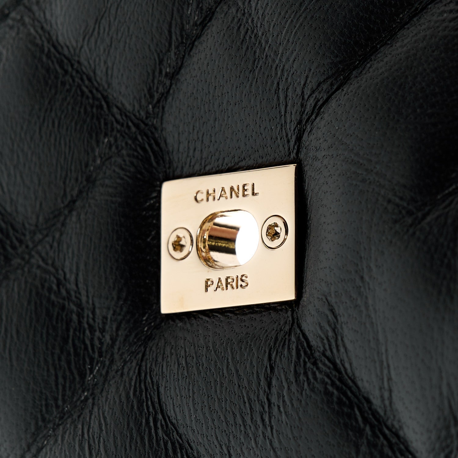 Chanel Lambskin Quilted CC Turnlock Loafers 38.5 Black 8 of 10