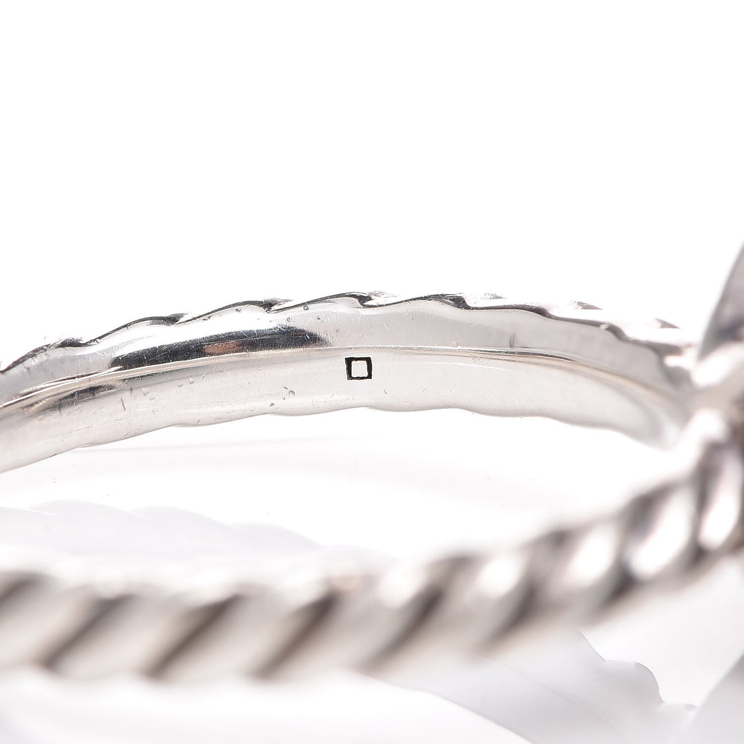 Sterling Silver Black Onyx Color Classics Stack Ring 51 5.75