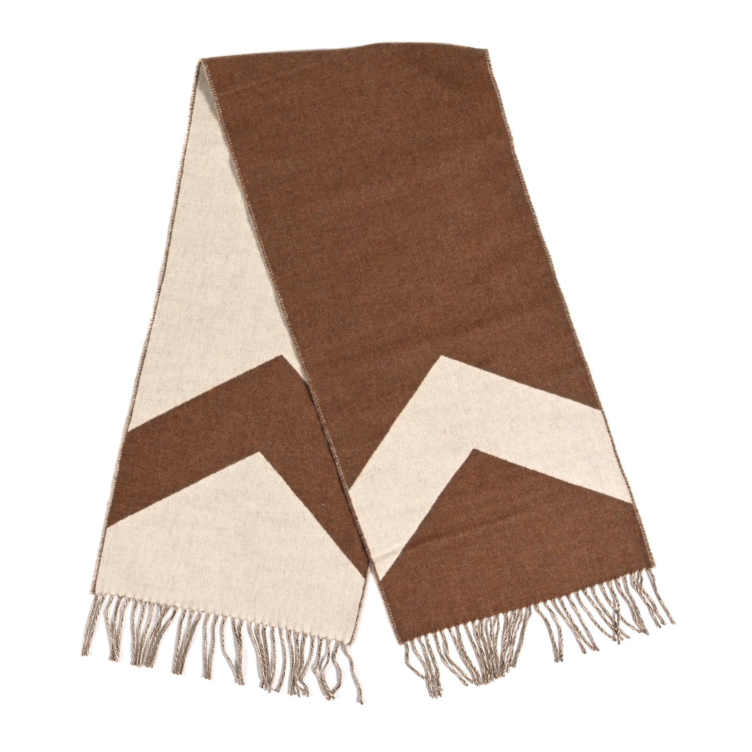 Hermes Cashmere Casaque Chevron Muffler 2 of 3