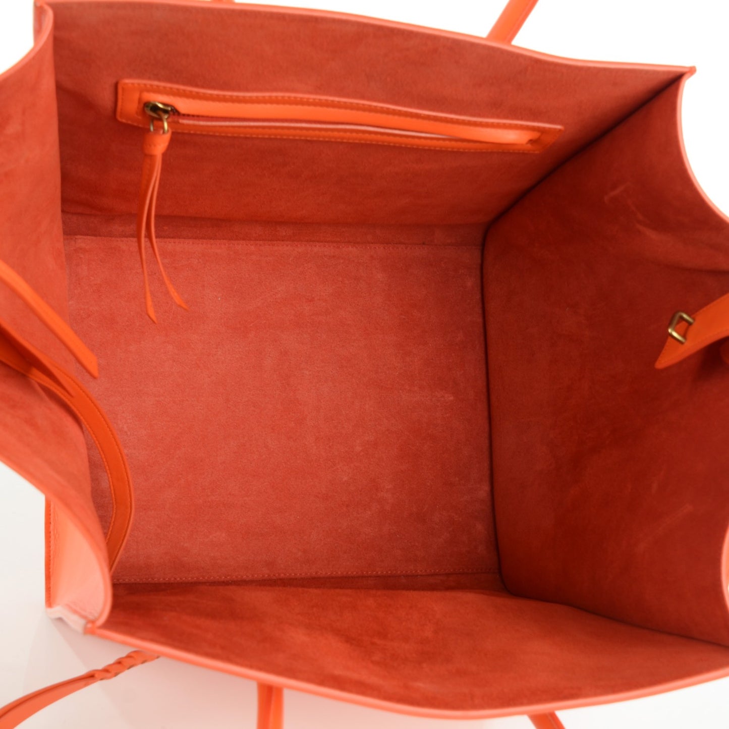 Smooth Calfskin Medium Phantom Luggage Orange