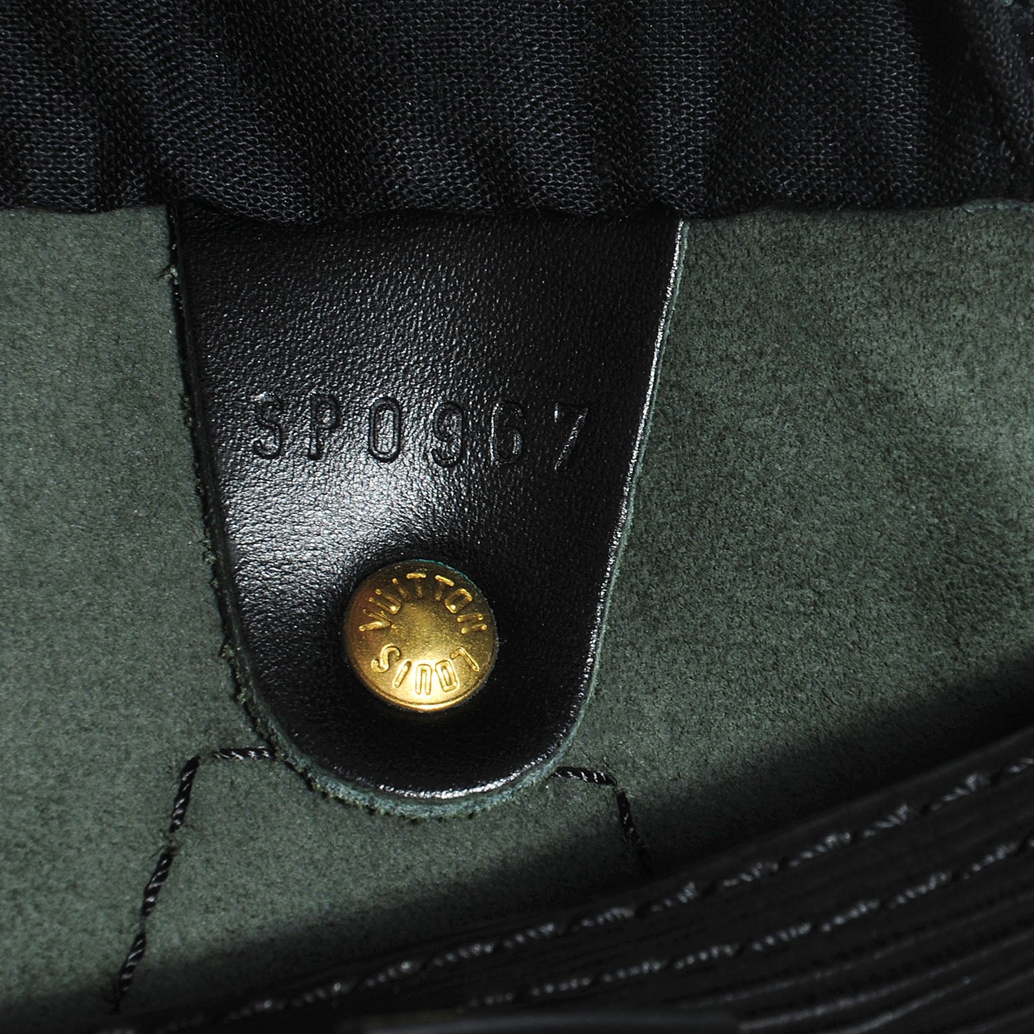 Louis Vuitton Epi Speedy 25 Black 8 of 8