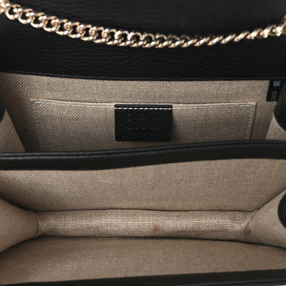Gucci Dollar Calfskin Small Interlocking G Shoulder Bag Black 5 of 11