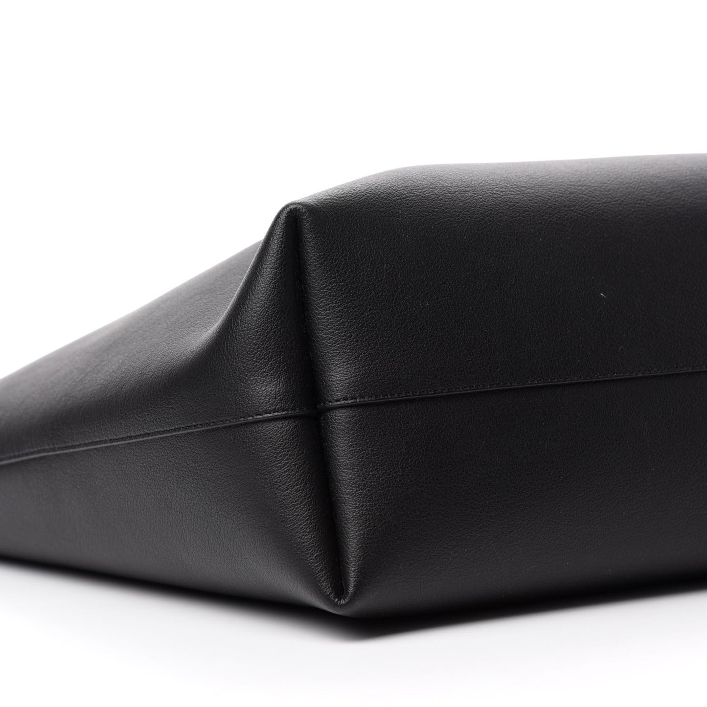 Calfskin Large Shopping Tote Black