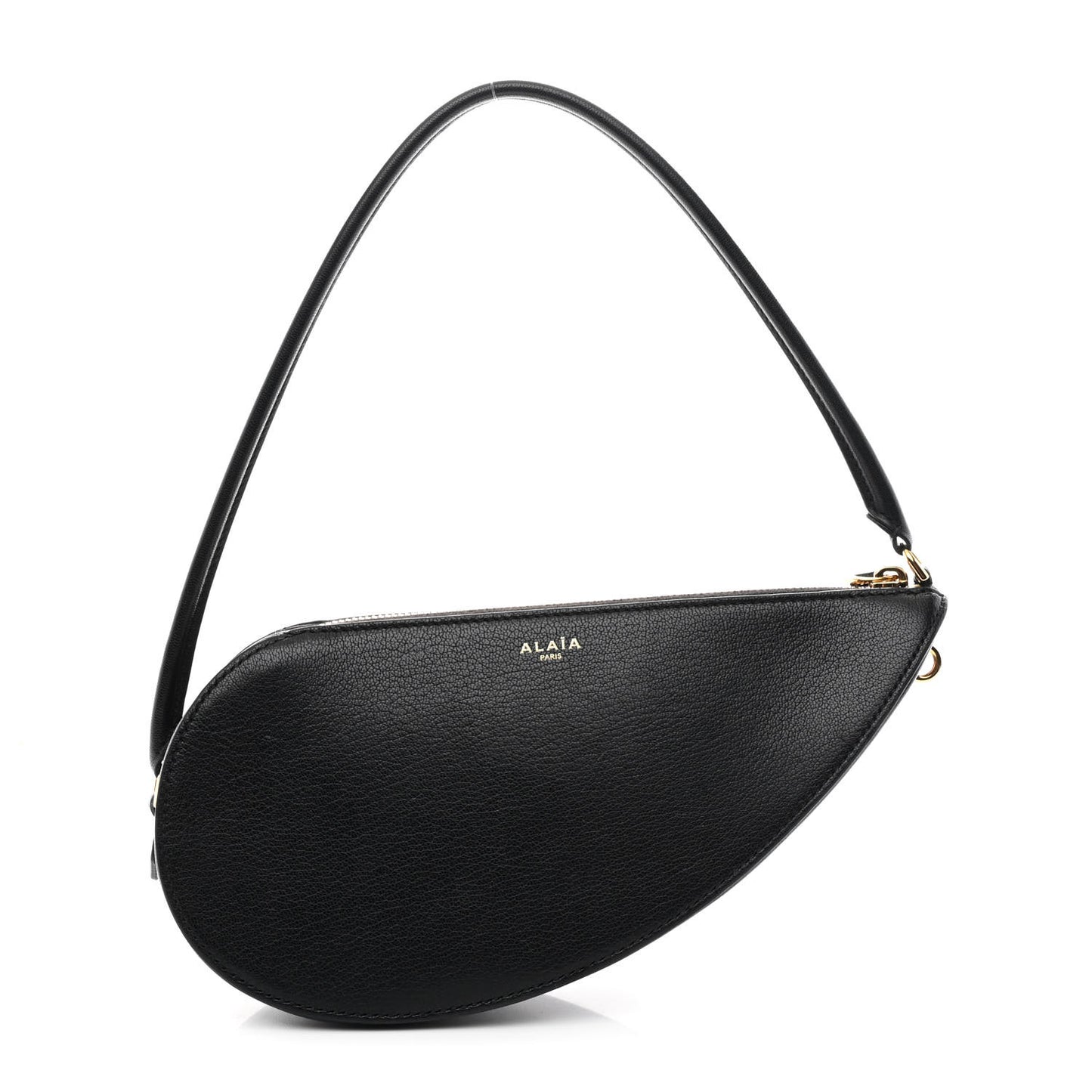 Goatskin Le Demi Coeur Bag Black