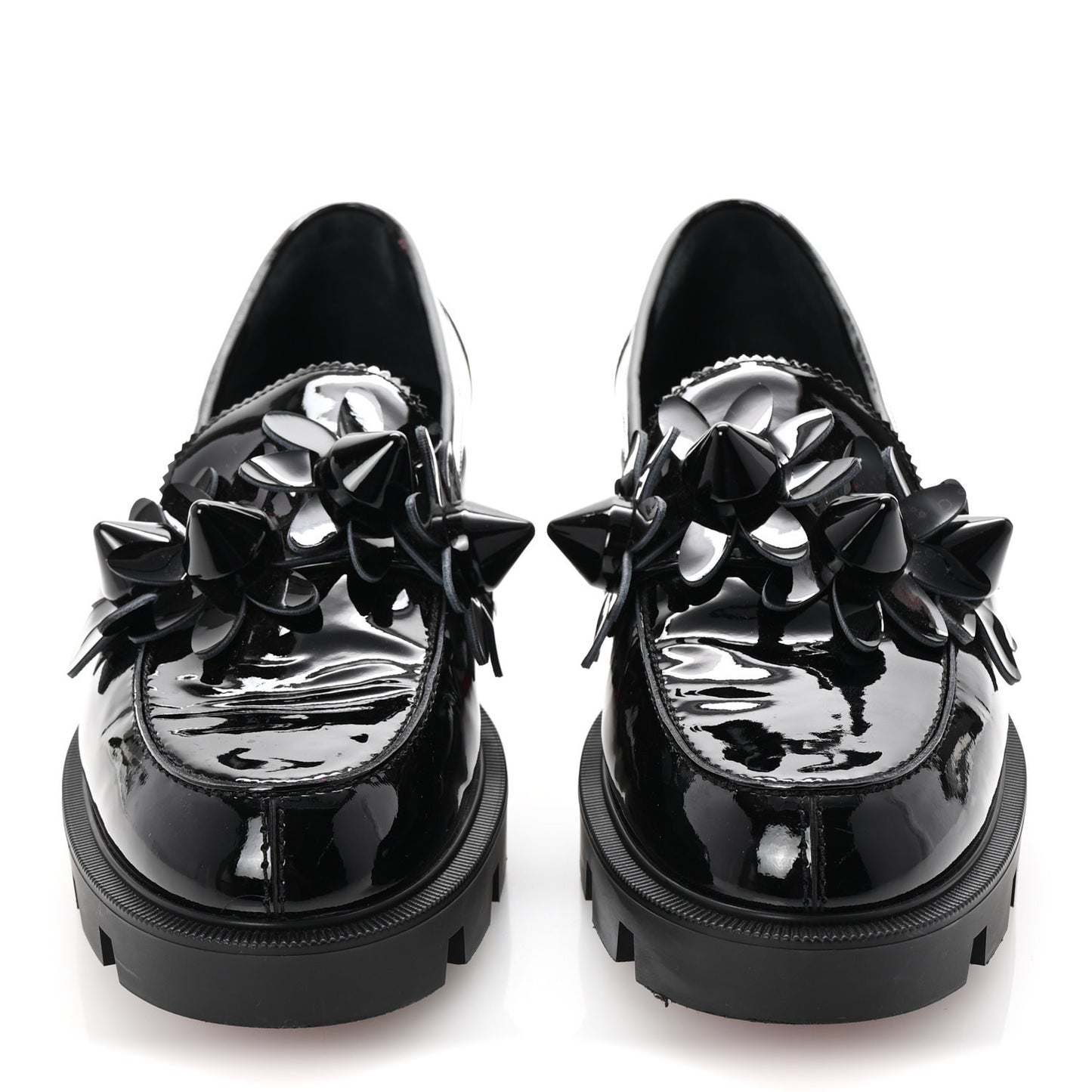 Patent Daisy Loafers 41 Black