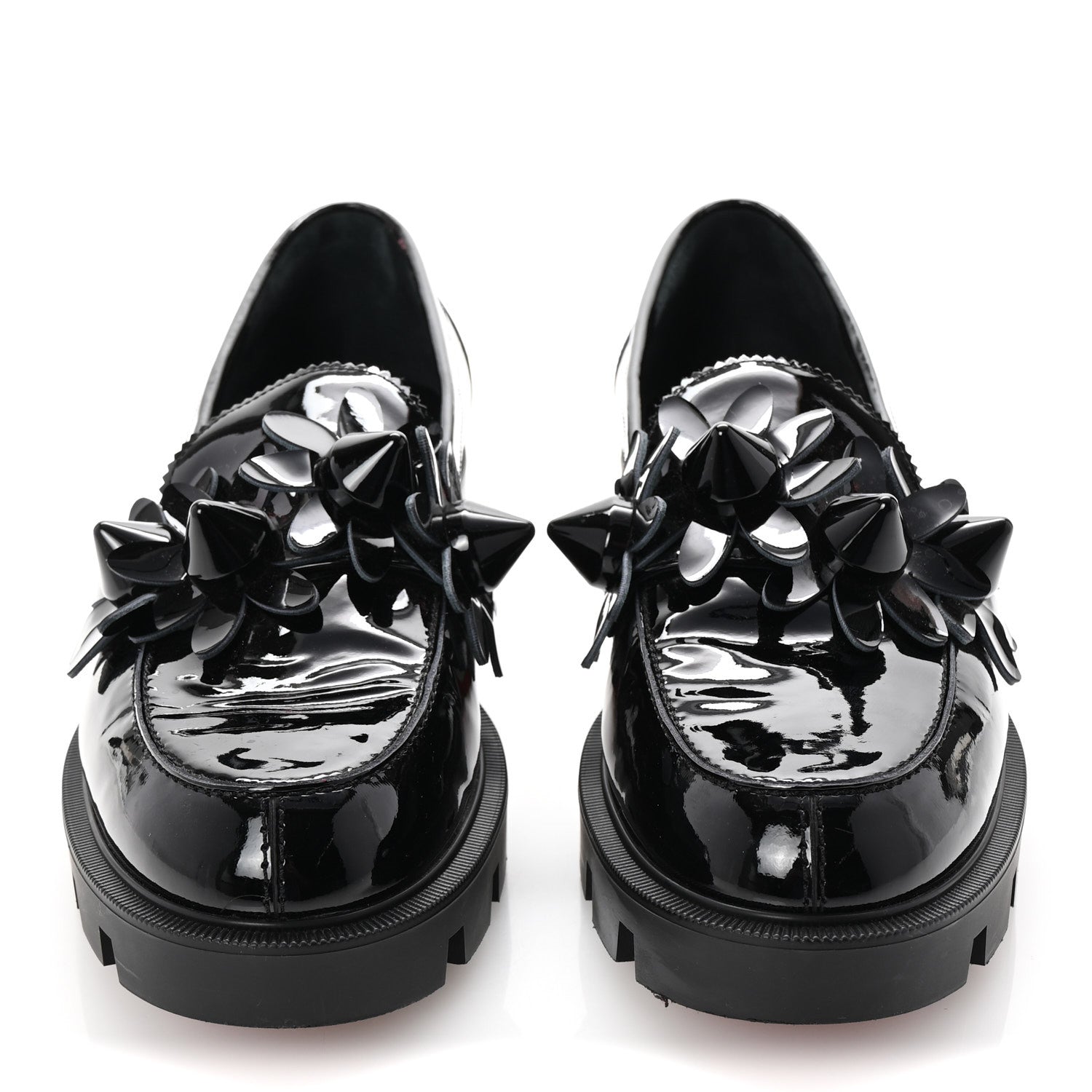 Christian Louboutin Patent Daisy Loafers 41 Black 3 of 8