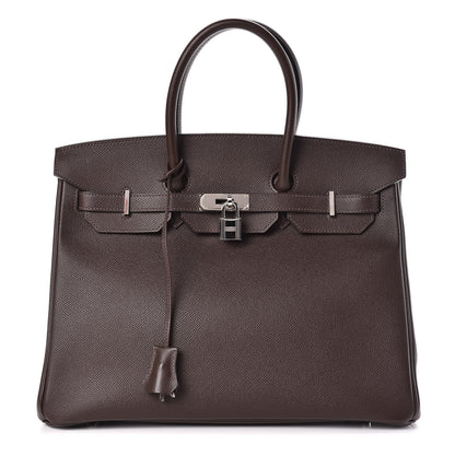 Hermes Epsom Birkin 35 Chocolate 1 of 38