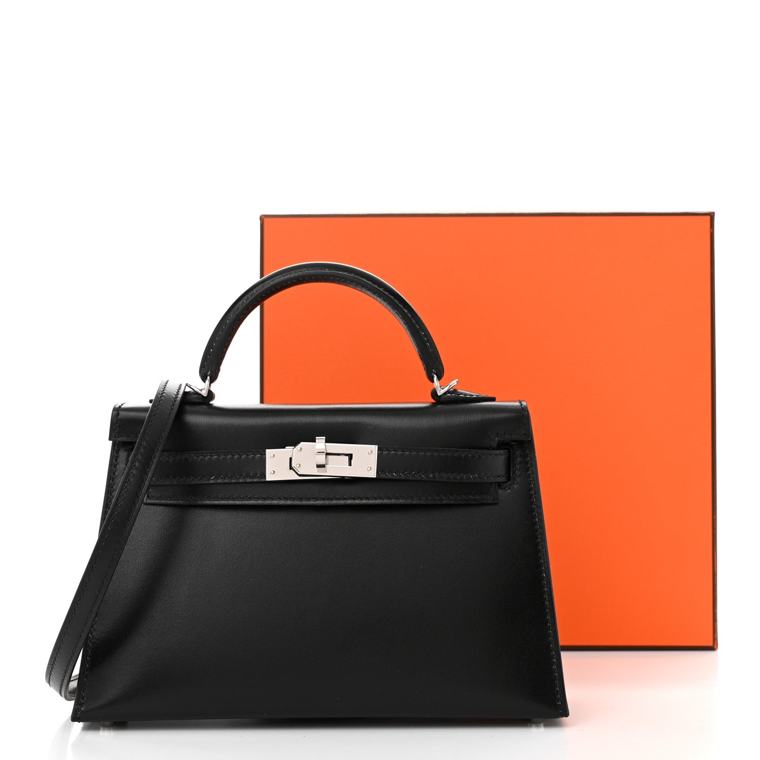 Hermes Box Mini Kelly Sellier 20 Black 11 of 11