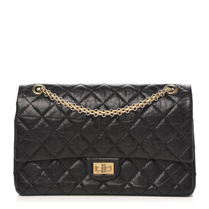 Chanel Aged Calfskin Quilted 2.55 Reissue 226 Flap Black 1 of 12