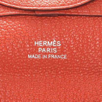 Hermes Chevre Mysore Bastia Coin Purse Feu 5 of 7