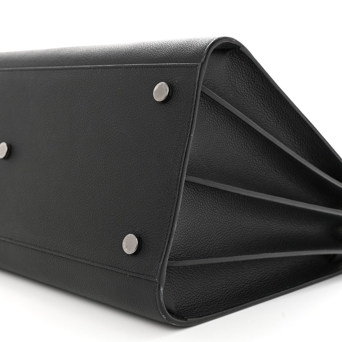 Grained Calfskin Large Sac De Jour Carryall Black