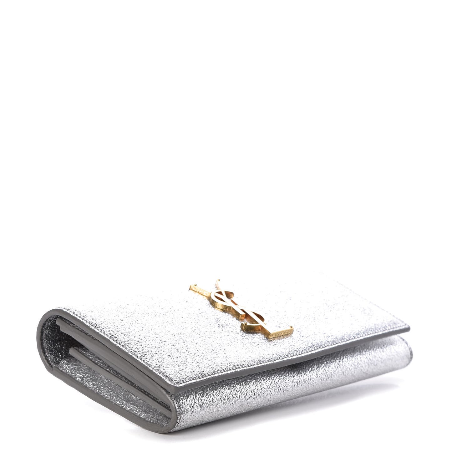 Grain De Poudre Classic Monogram Cassandre Wallet Silver