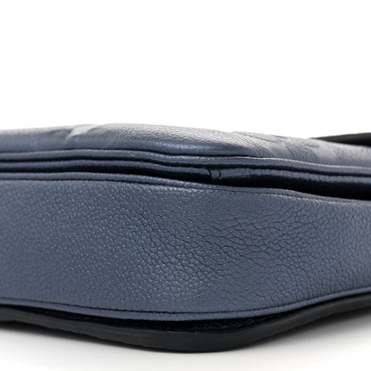 Louis Vuitton Metallic Empreinte Monogram Giant Pochette Metis Navy Nacre 10 of 10