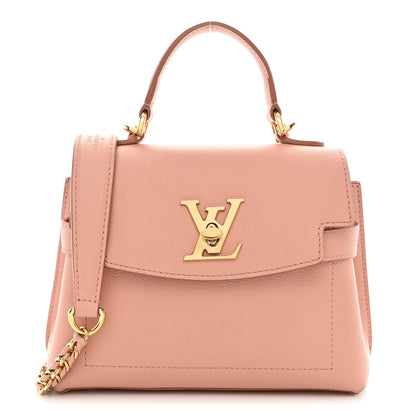 Louis Vuitton Soft Calfskin Mini Lockme Rose Trianon 1 of 12
