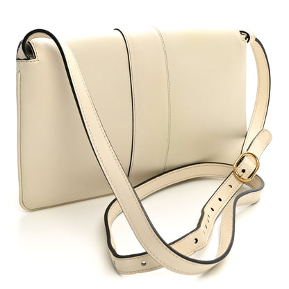 Gucci Calfskin Small Arli Flap Shoulder Bag Mystic White 3 of 12