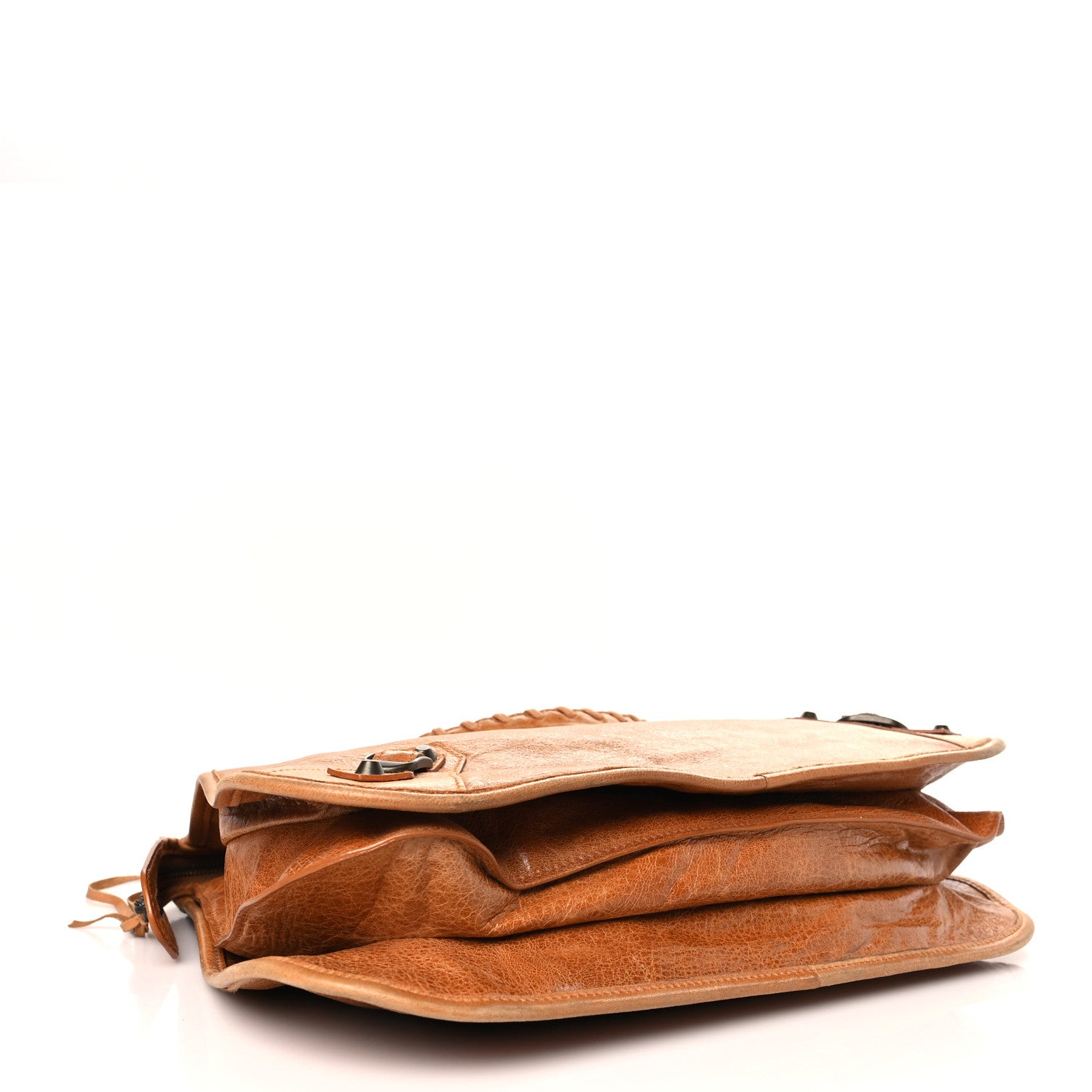 Balenciaga Chevre Classic Hardware Mid Afternoon Tote Camel 4 of 9