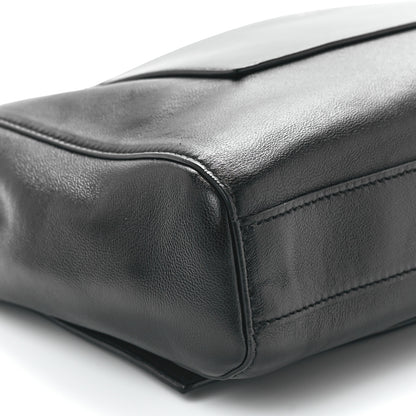 Saint Laurent Smooth Calfskin Suede Medium Reversible Monogram Kate Satchel Black 17 of 20